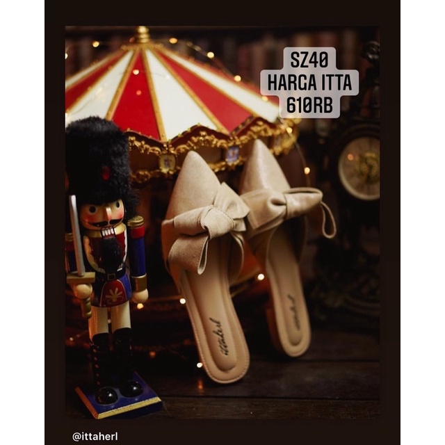 ittaherl jackie holiday slipper khaki sz40