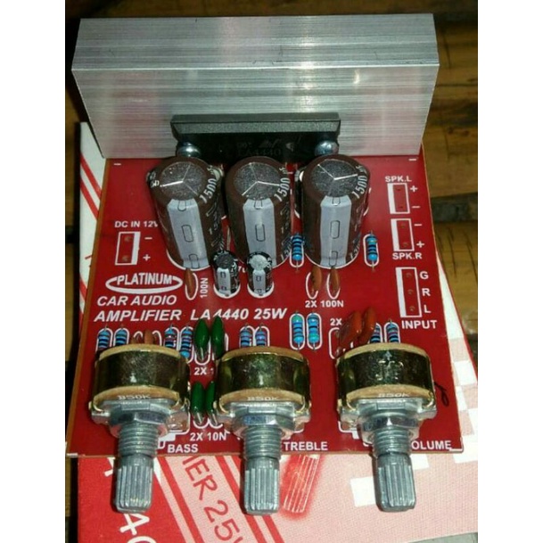 KIT POWER AMPLIFIER 12V LA4440 25W STEREO
