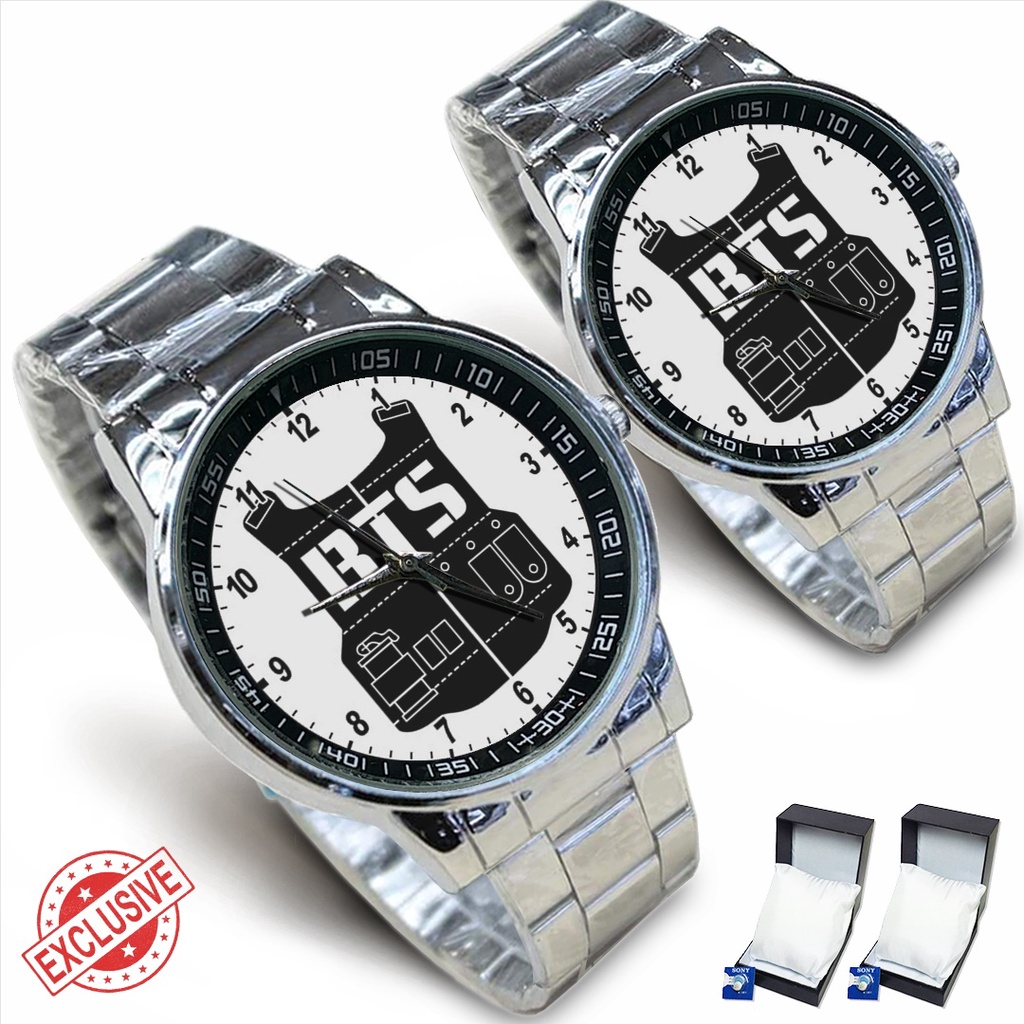 Jam Tangan Rantai Couple (BANGTAN BOYS) BTS 3 (Keren)