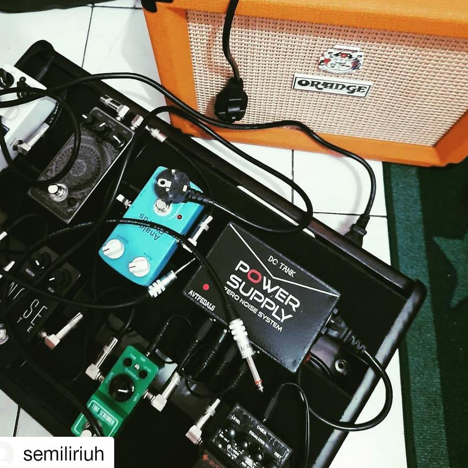 (MURAH) Adaptor Efek Gitar 9v 5 chanel Power Supply Efek Gitar DC tank Avtpedals