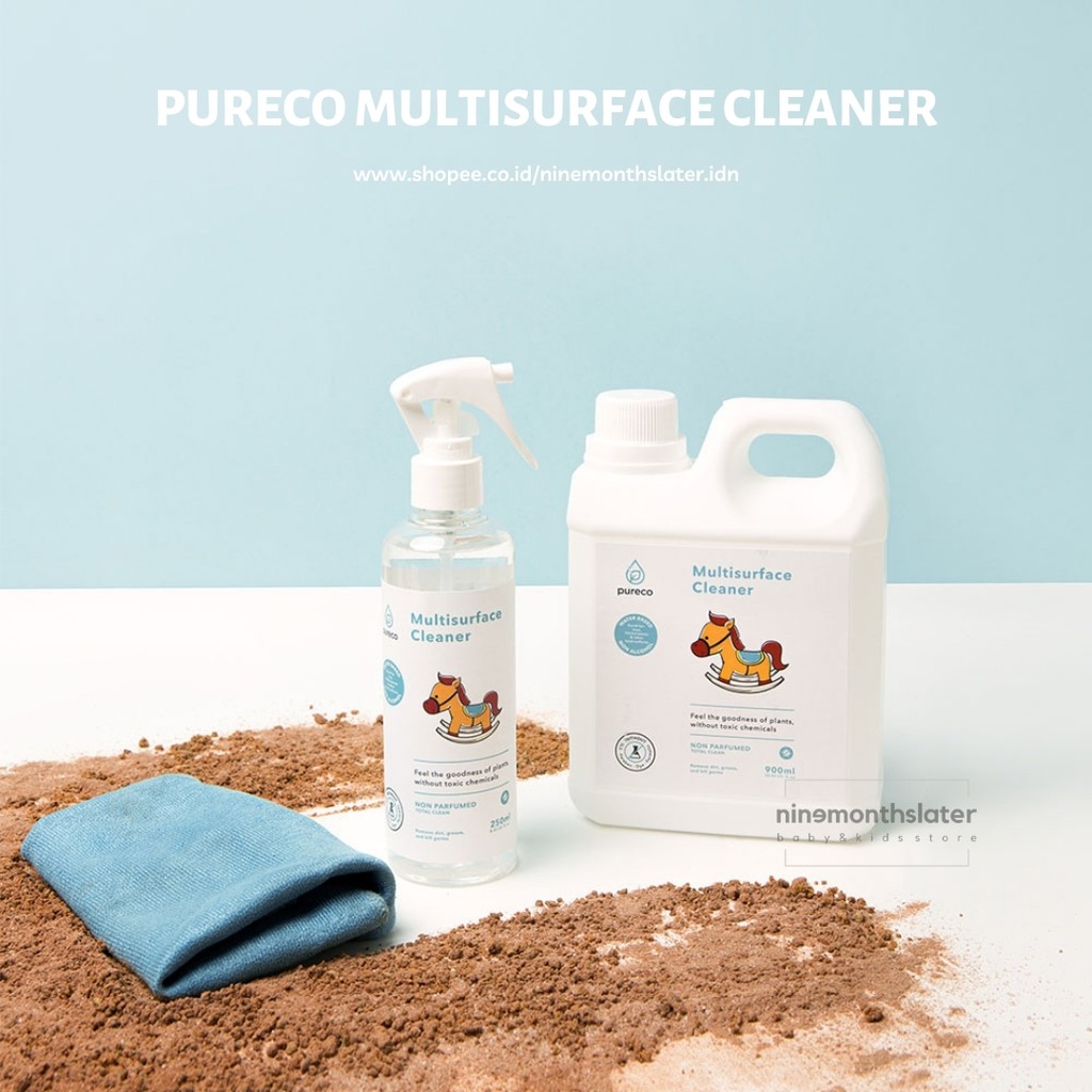 Pureco Inc Liquid Detergent Veggie Fruit Wash Dishsoap Dish Multisurface Multi Surface 900ml Refill