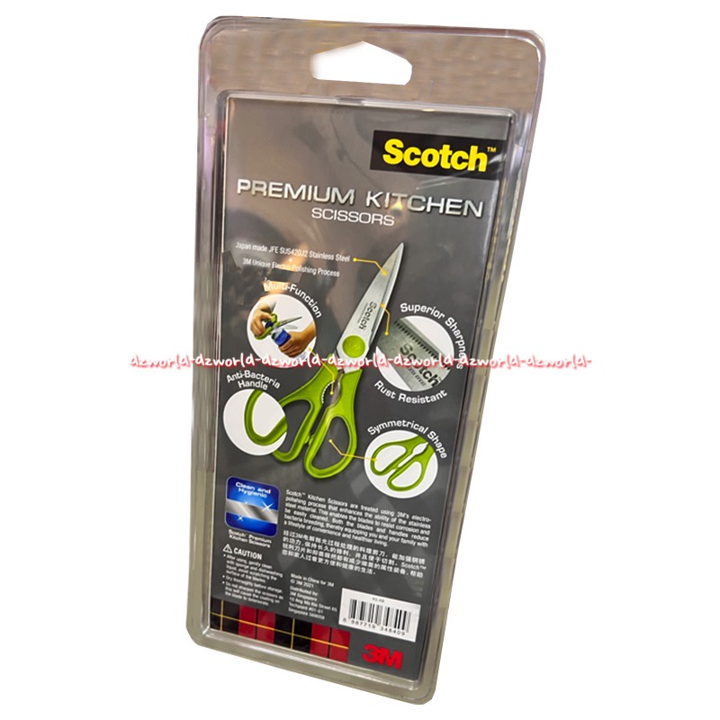 Scotch Premium Kitchen Scissors Gunting Dapur Untuk Potong Sayur Buah 3M Anti Bakteri