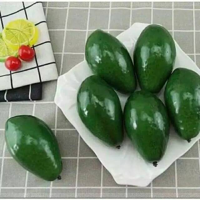Buah alpukat palsu alpukat hiasan pajangan buah