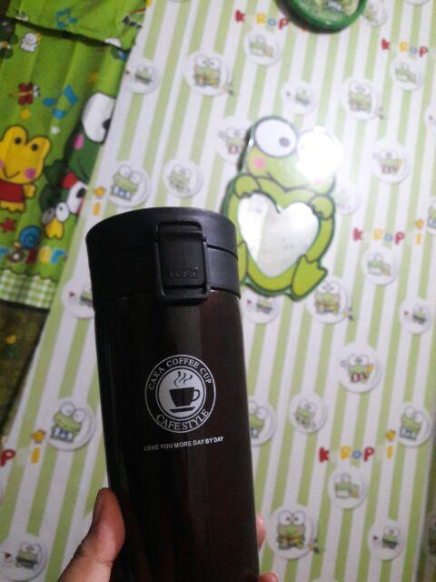 Termos Kopi Original / Travel Mug Coffee Tahan Air Panas & Dingin Coffee Cup B46 Stainless Steel