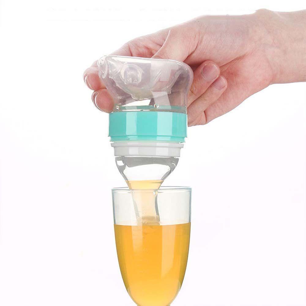 REBUY Rebuy Baby Feeder Botol Susu Anak Kecil Lembut Balita Peralatan Sendok Garpu Dispenser Obat Cair Medicator Pipet Obat Feeder