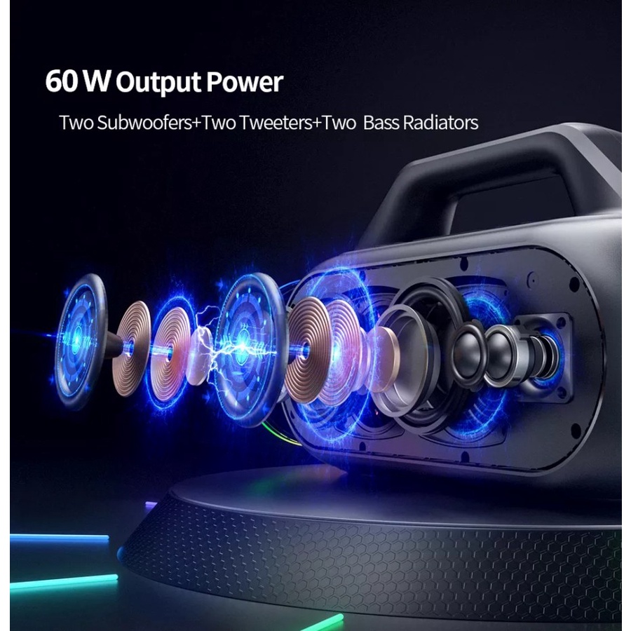 Speaker Bluetooth Mifa WildBox 60W Bluetooth 5.0 Speaker