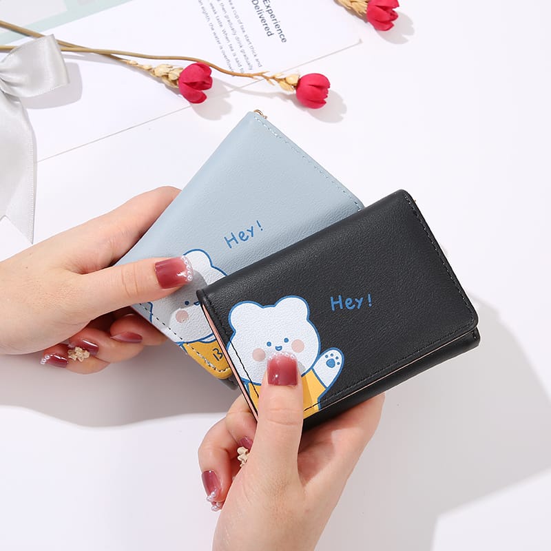 ♥DPS829♥D233 DOMPET MINI WANITA KARAKTER BEAR DOMPET AESTETIC WANITA