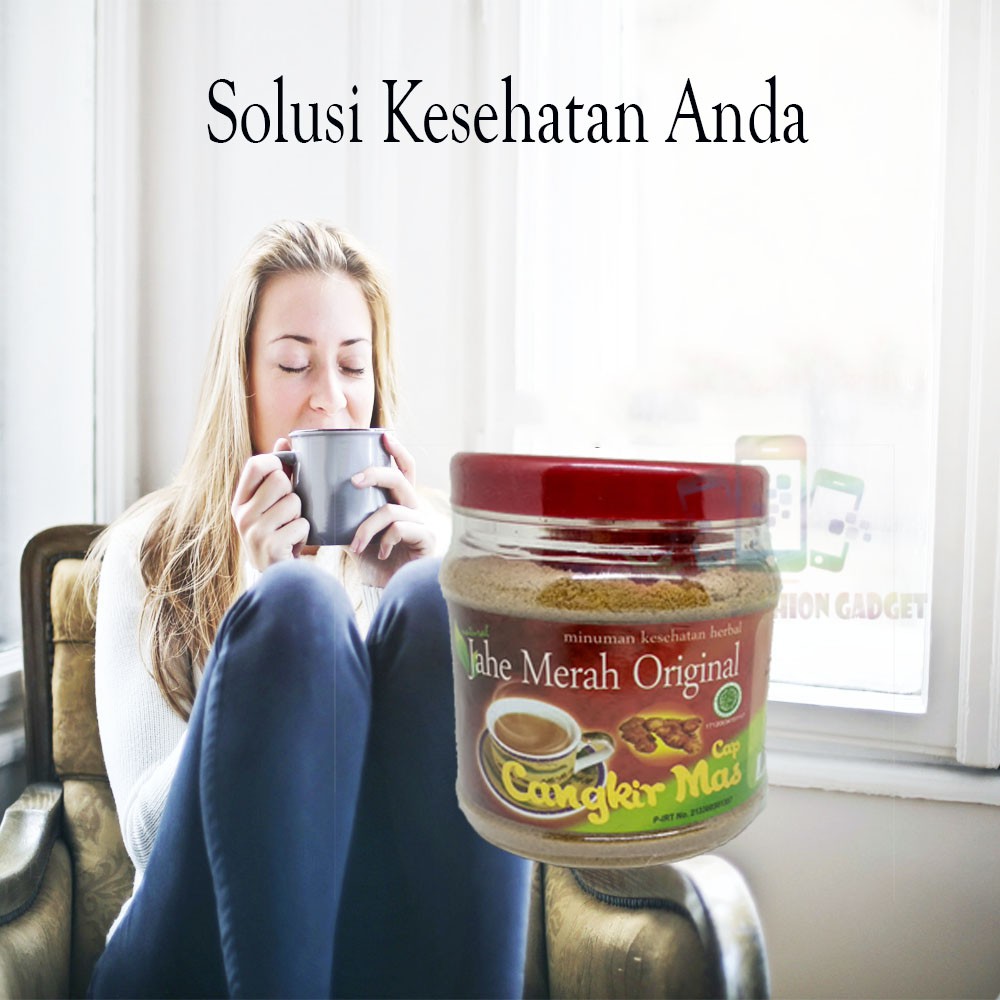 JAHE MERAH PLUS TEMULAWAK ORIGINAL Minuman Bubuk Herbal JAHE MERAH Minuman Kesehatan Cap Cangkir Mas