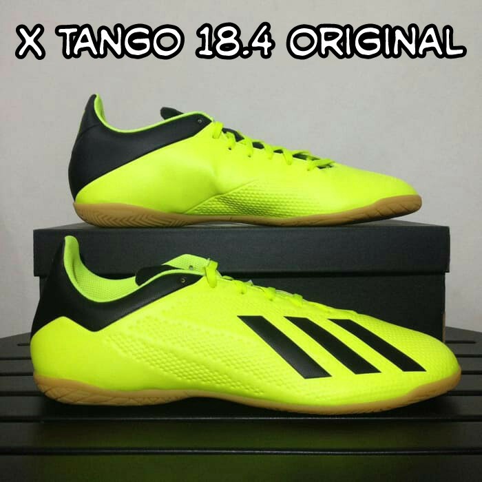 sepatu futsal adidas x tango 18.4 yellow ic original