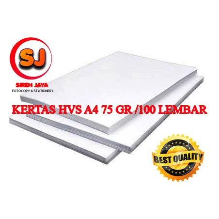 

KERTAS HVS ECERAN A4 75 GR PER 100 LEMBAR