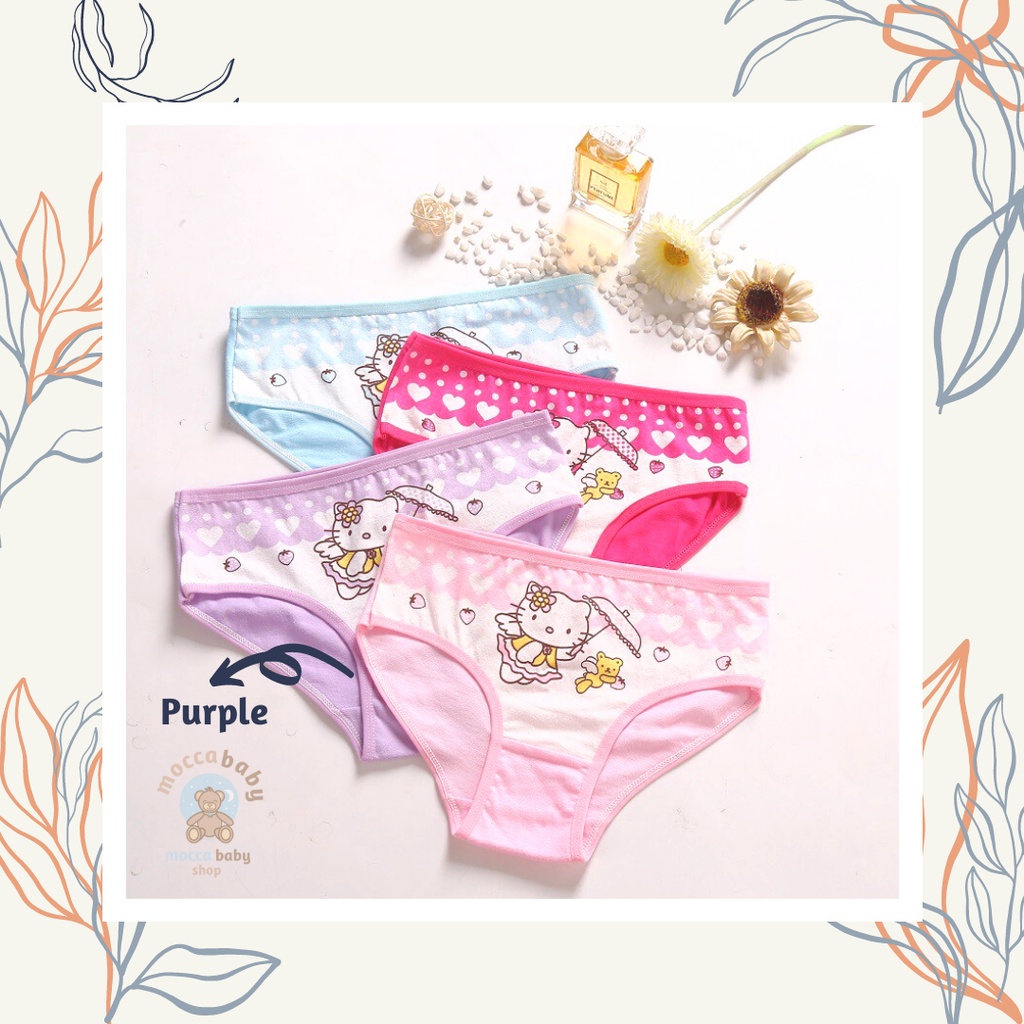 MBSS - XING DAILY CD HK UMBRELLA STG celana dalam anak perempuan bahan katun halus 2-12 Tahun