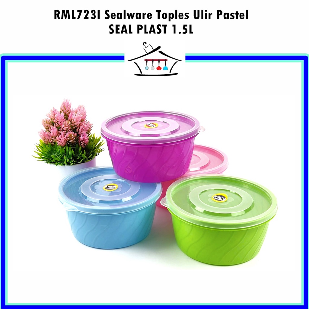 RML723I Sealware Toples Ulir Pastel SEAL PLAS 1.5LT