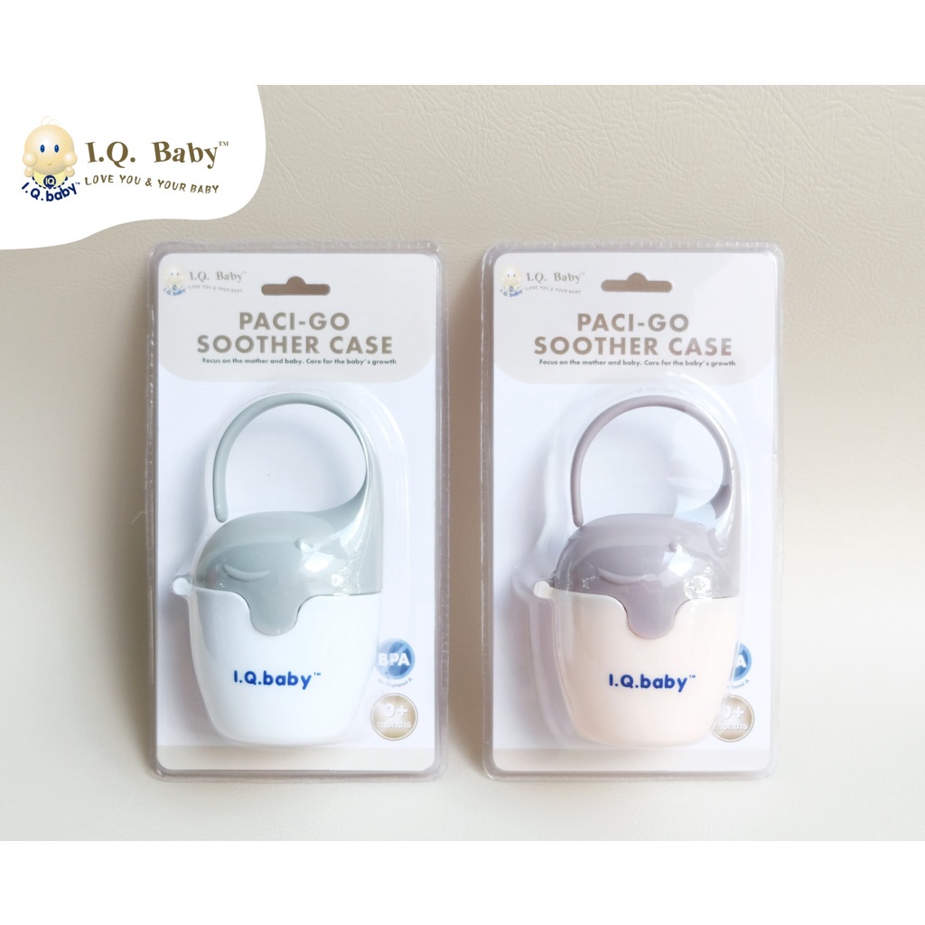 I.Q. Baby Paci-Go Soother Pacifier Keeper Case Tempat Empeng Dot Bayi