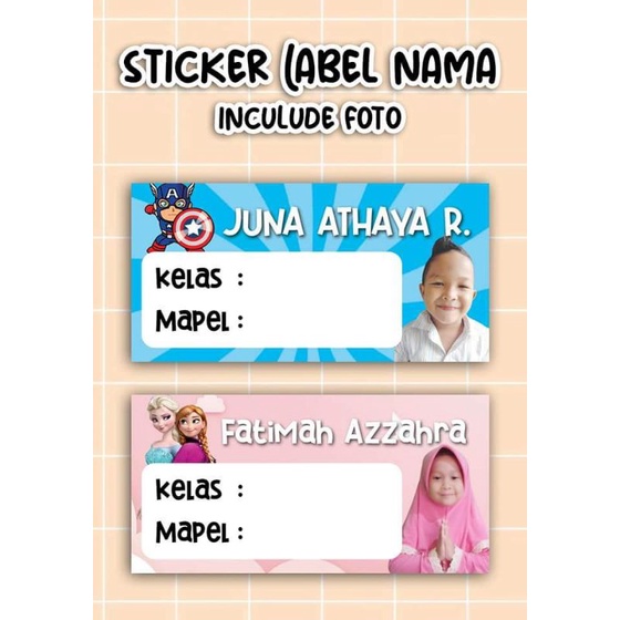 

Label Sticker Buku