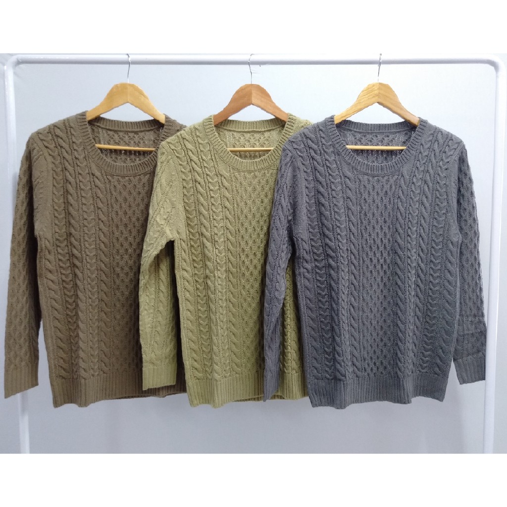 Slover - Sweater Cable Combi