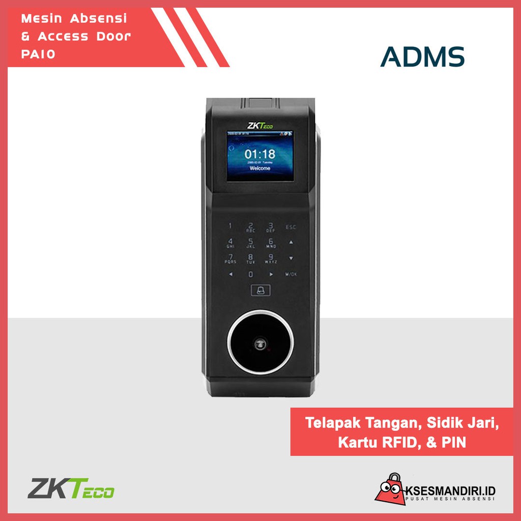 Fingerprint Mesin Absensi dan Access Door Zkteco PA10