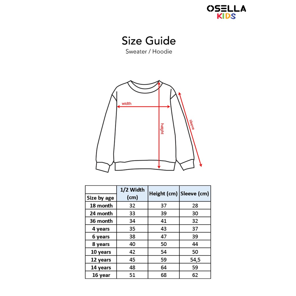 Osella Sweater Anak Laki-Laki Stripe Lengan Panjang White-4