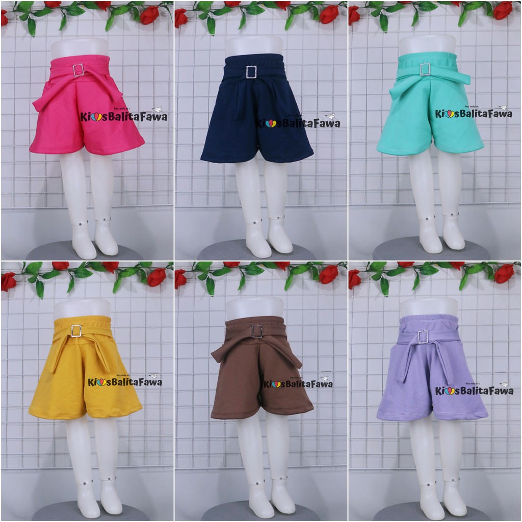 [POLOS] Nada Pants Uk 1-8 Tahun / EXPORT QUALITY Bawahan Anak Perempuan Rok Celana Adem Grosir Murah