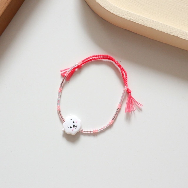 BT21 with beads (gelang bts/ gelang bt21/ btsarmy)