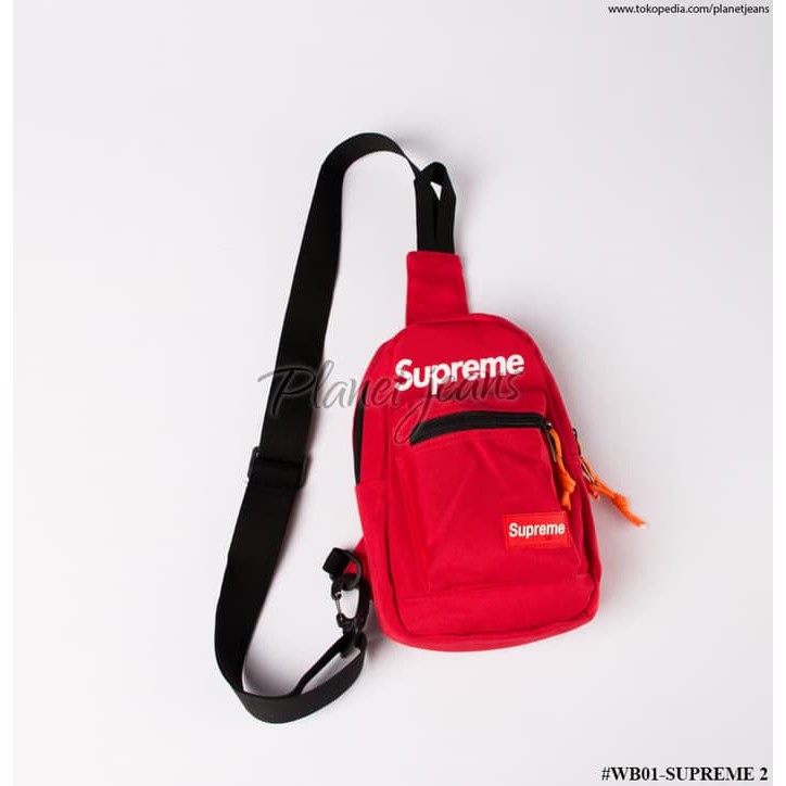 Jual Sling Bag Supreme Murah | Supreme HypeBeast Product