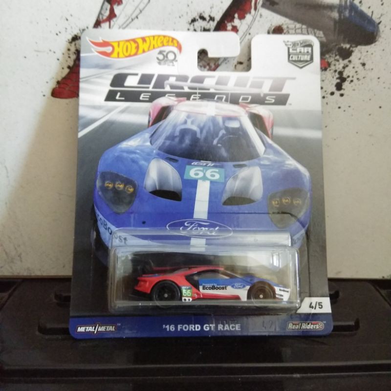 HW Hotwheels Hot wheels 16 ford gt race circuit legends car culture