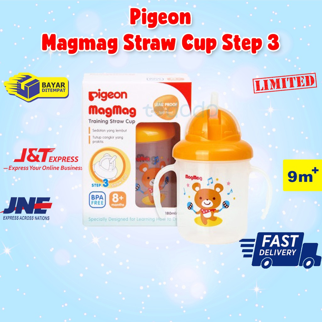 Pigeon Magmag Straw Cup Step 3 - Gelas Minum