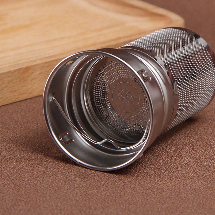 Infused Water Bottle Botol Tumbler Saringan Teh Stainless Tempat Minum Aesthetic Botol Minum Kaca Tutup Bambu