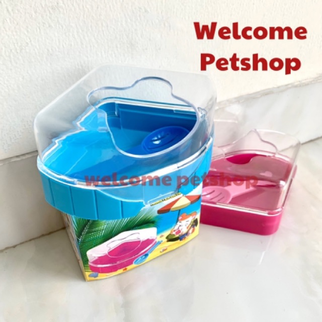 Sweet Bathroom Hamster / Tempat Mandi Hamster/ Rumah Hamster / Mainan Hamster