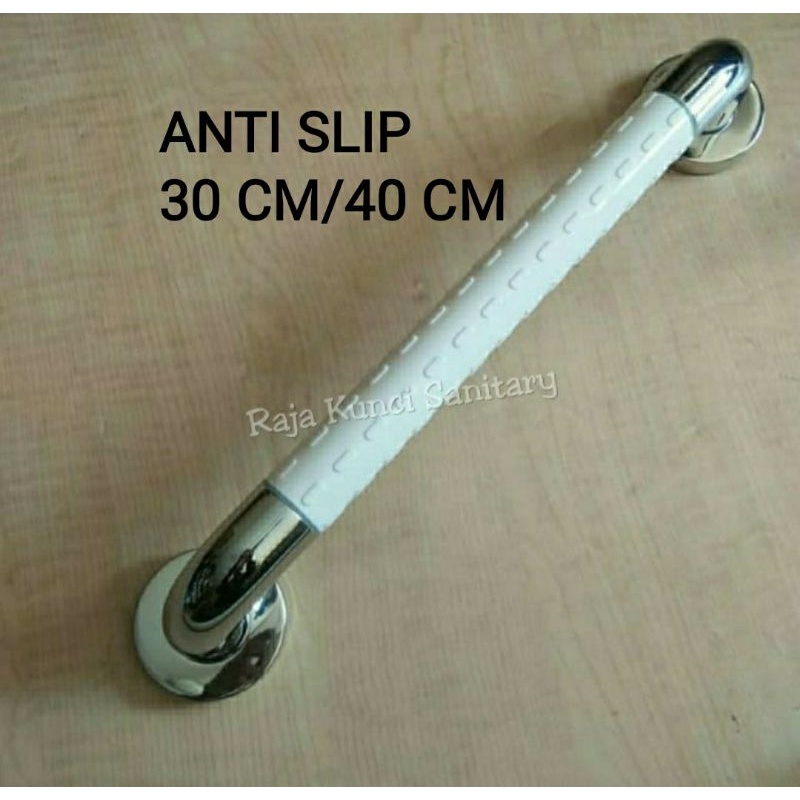 Pegangan Bathup Kamar Mandi Stainless/Grab Bar Anti Slip 30cm/40cm Stainless Tebal