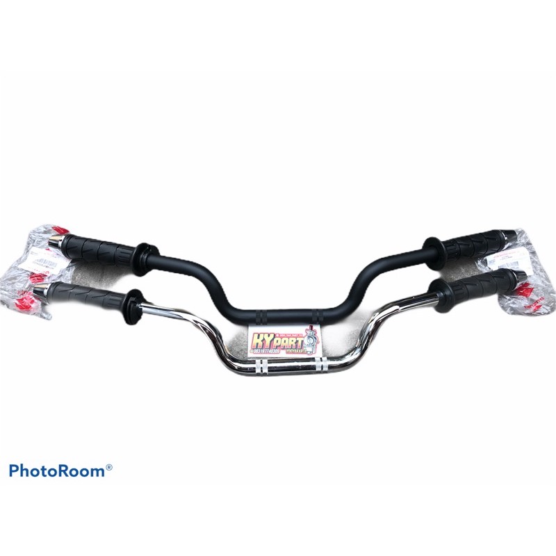 Stang Cbr150 Led Crome Hitam set Handspad Jalu Stang FU Ori