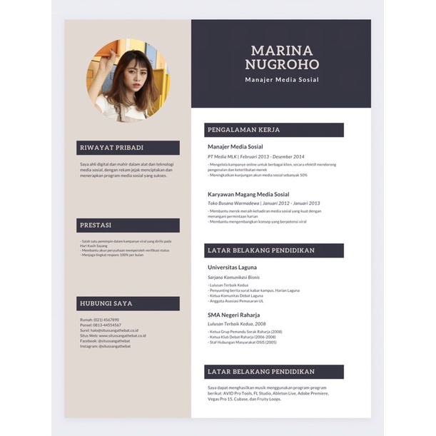 

CV online langsung jadi