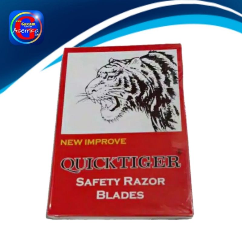 [GPA] Silet Cukur Quick Tiger Perpack isi 100pcs