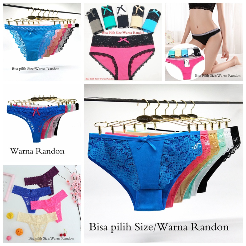 Celana Dalam Wanita Murah G String Sexy ( Model &amp; Warna Rando) C016