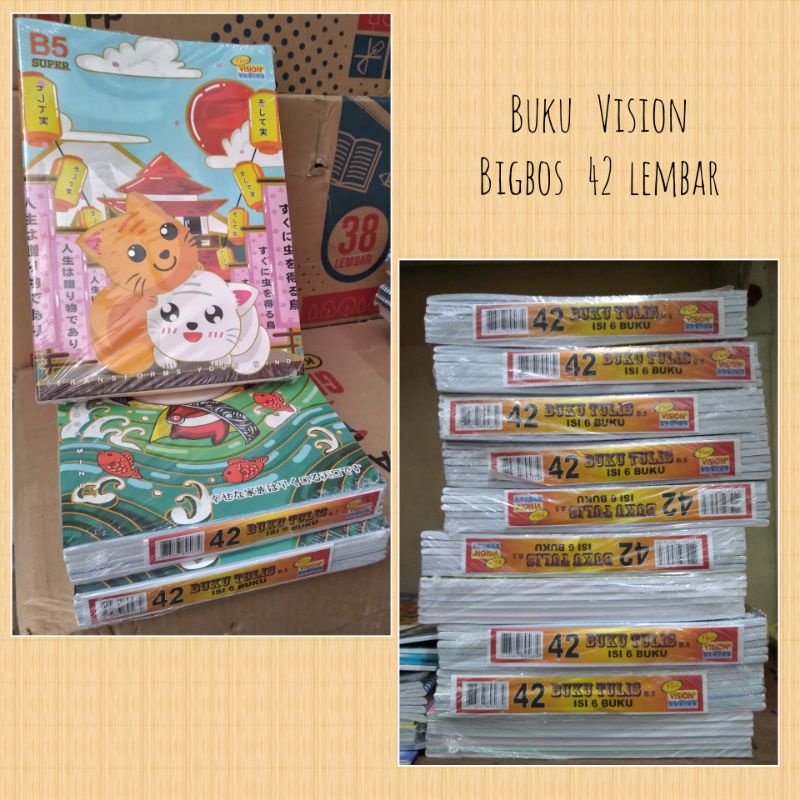 

Buku Vision Bigbos 42 lembar (gambar hanya contoh)