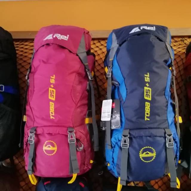 Tas Carrier Rei Toba 35+5L Tas Gunung Rei Original