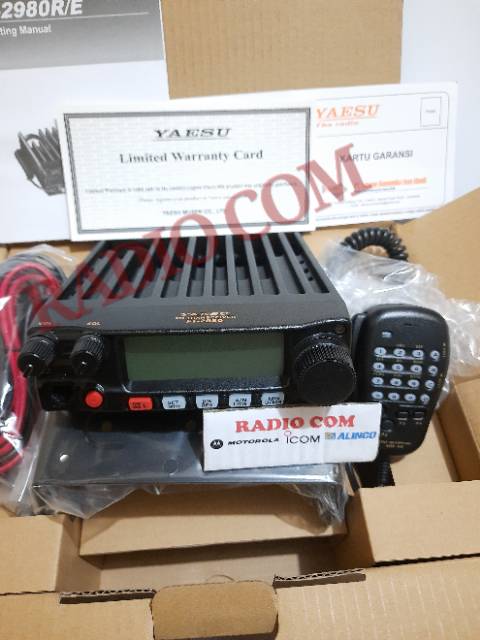 JUAL RADIO RIG YAESU FT2980 FT 2980 MURAH ORI YAESU FT-2980 R/E VHF ORIGINAL GARANSI RESMI MURAH