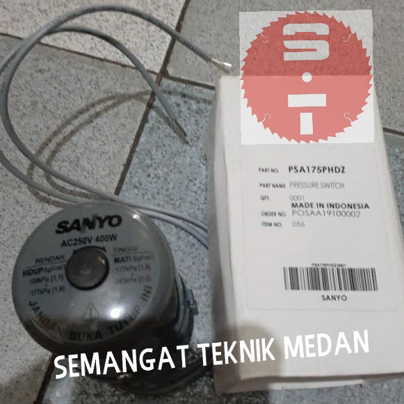 PRESSURE SWITCH OTOMATIS OTOMAT POMPA AIR SANYO PH 137 PH 150 ASLI