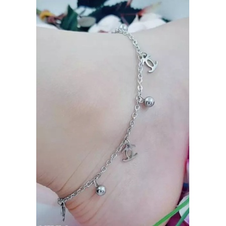 gelang kaki titanium aanti  karat