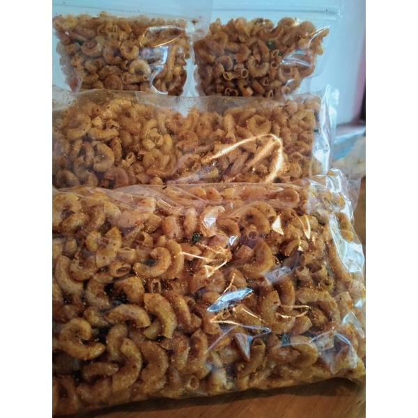 

Makaroni bantet/rapekan/500g pedas gurih