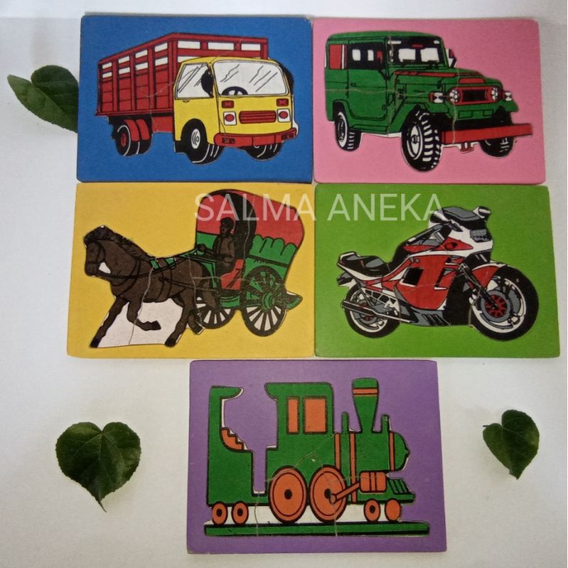 TERMURAH grosir alat peraga edukasi edukatif APE mainan anak TK PAUD puzzle transportasi