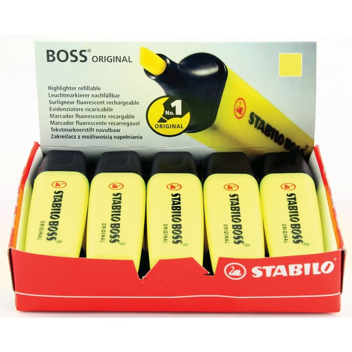 

Stabilo Pulpen - Stabilo Warna Warni - Highlighter Stabilo Boss Yellow Set 10 Shrink Produk Terbaik