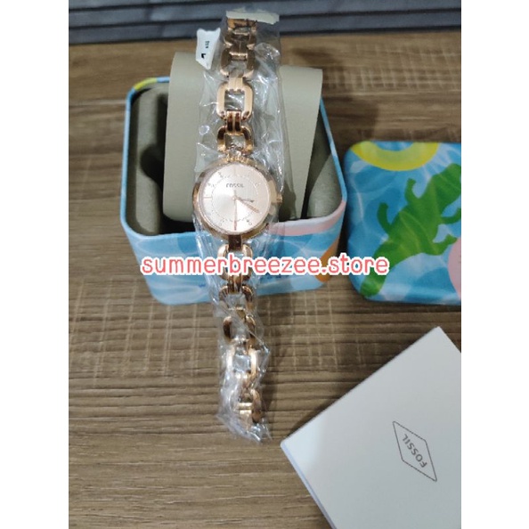 Fossil Watch BQ3206 Rose Gold NWT