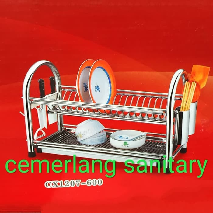 rak piring duduk stainless sus 304/rak piring stainles kichen sink