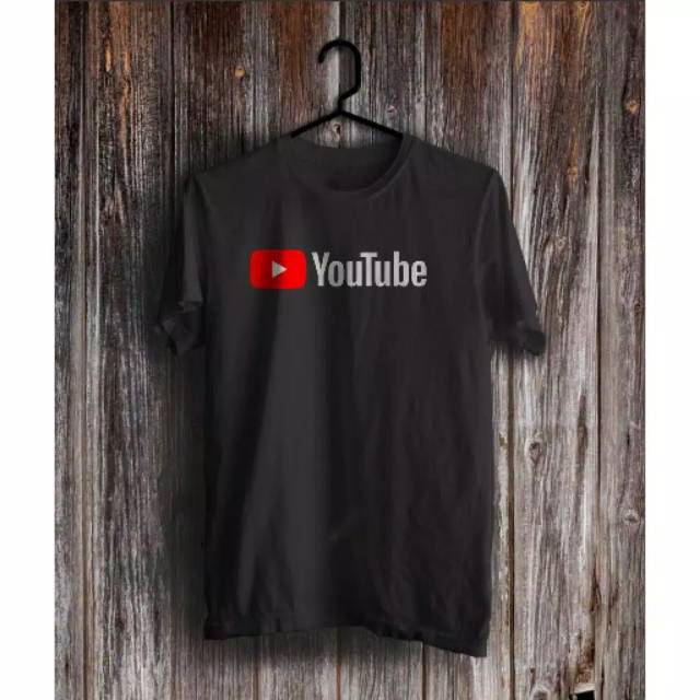 Kaos baju youtube murah kualitas distro combed 30s