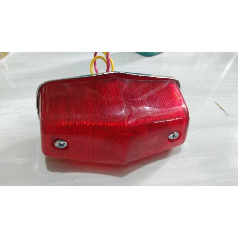 stoplamp BSA stainless - lampu stop BSA stainless - lampu belakang BSA stainless