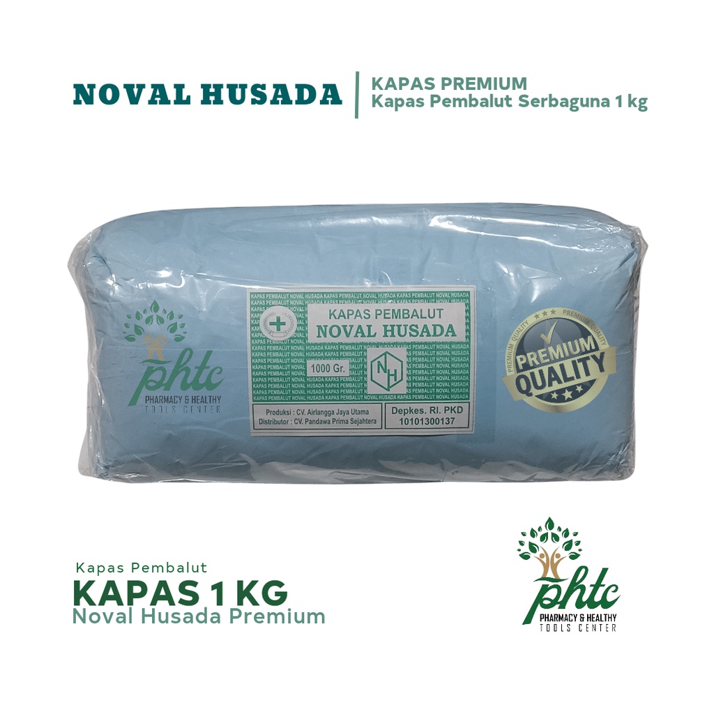 Jual Noval Husada Premium Kapas Kg L Kapas Pembalut Gram L Kapas Gulung Kg Serbaguna