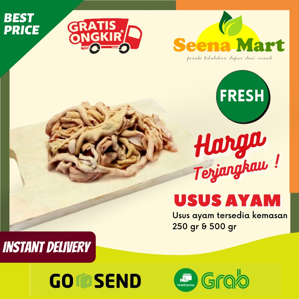 

Usus Ayam Mentah