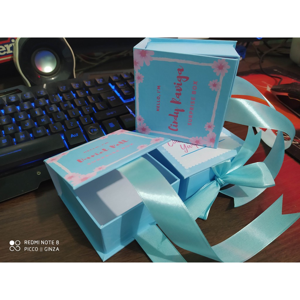 

KOTAK KADO 10x10x5cm || accesories custom design Giftbox || hampers || Kotak Perhiasan || Gift Box