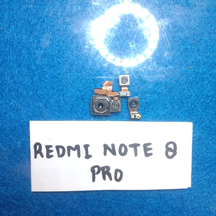 kamera belakang redmi note 8 pro original copotan 1 set no minus