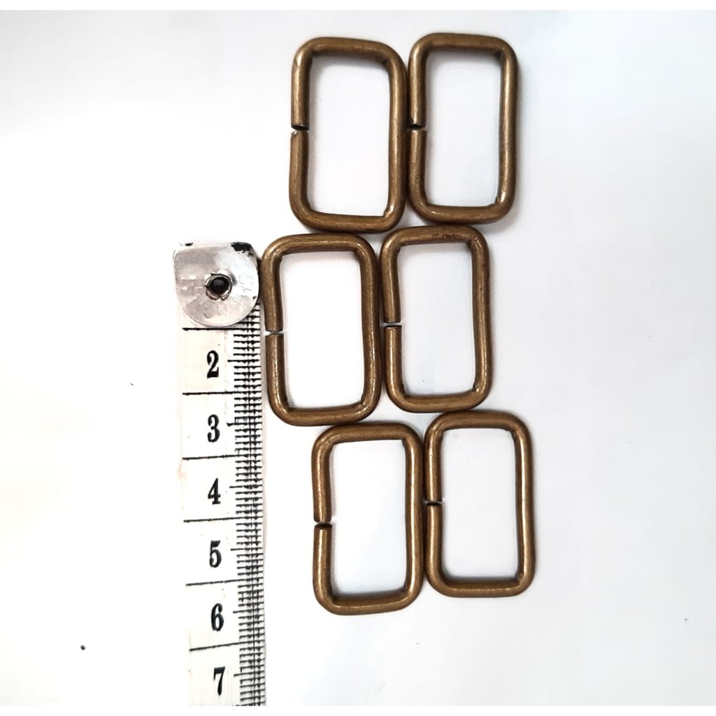 

Ring kotak tipis 2cm aksesoris tas diy Craft handmade